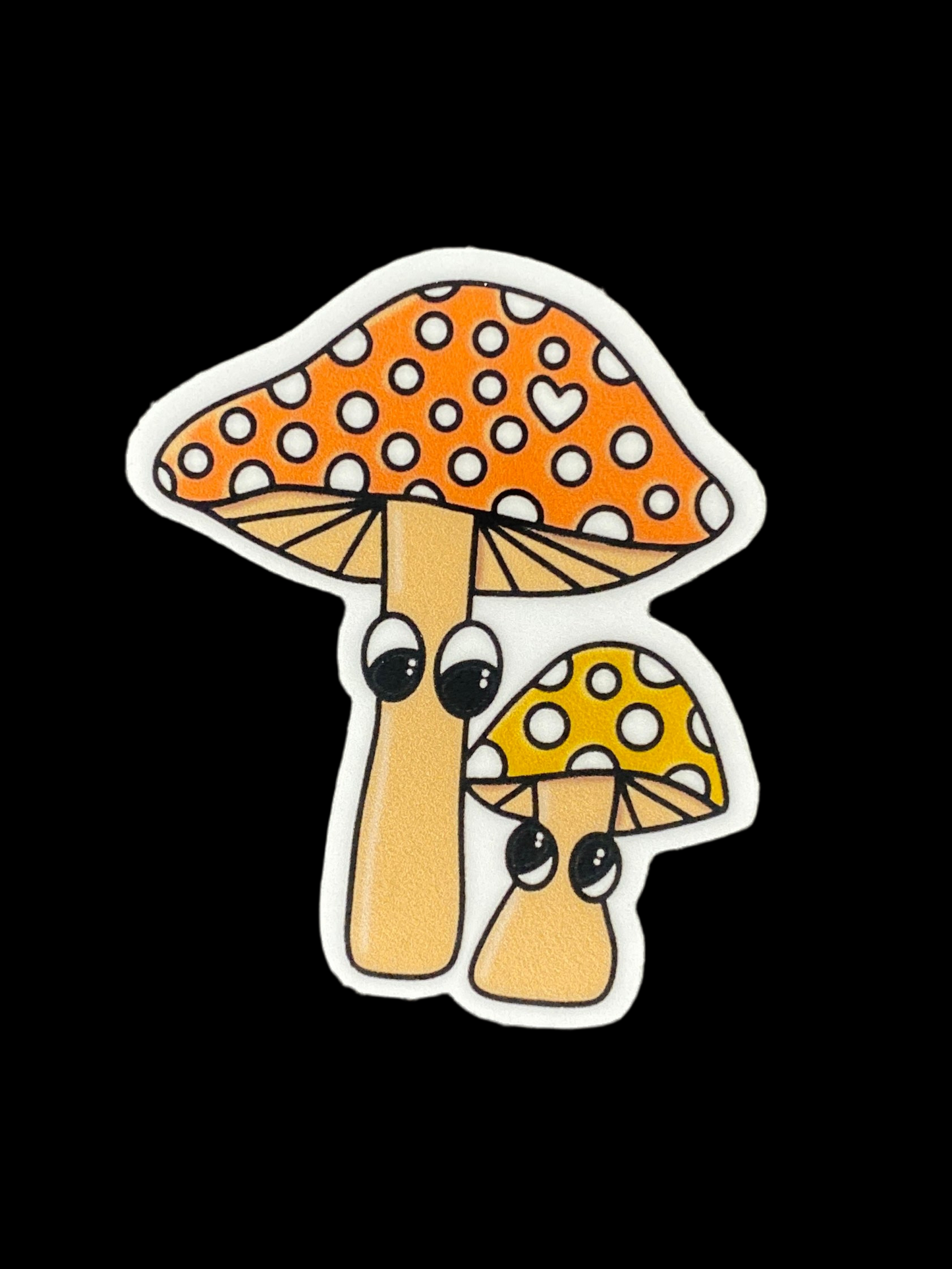 Double Mushroom Sticker