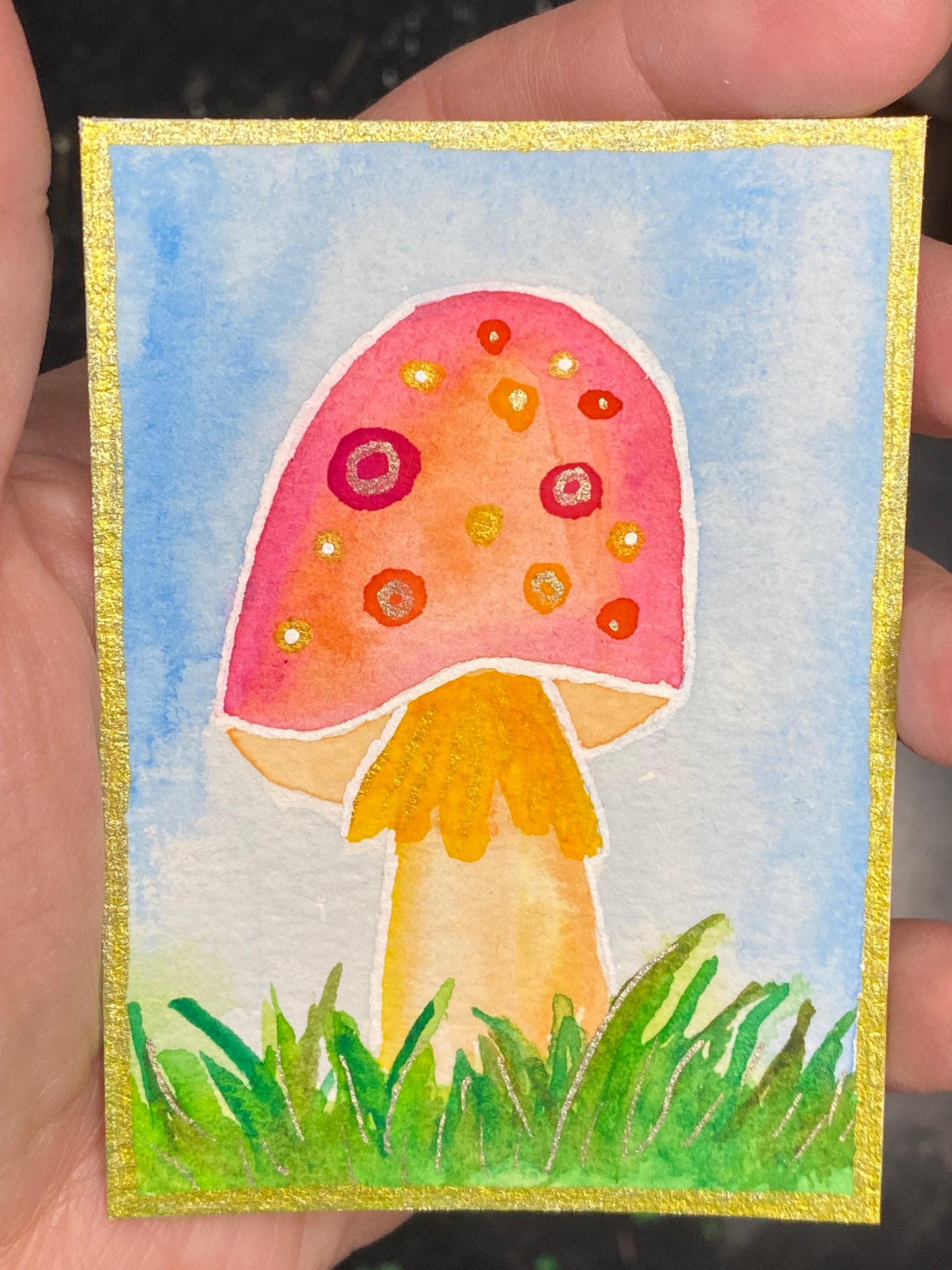 ACEO Mushroom