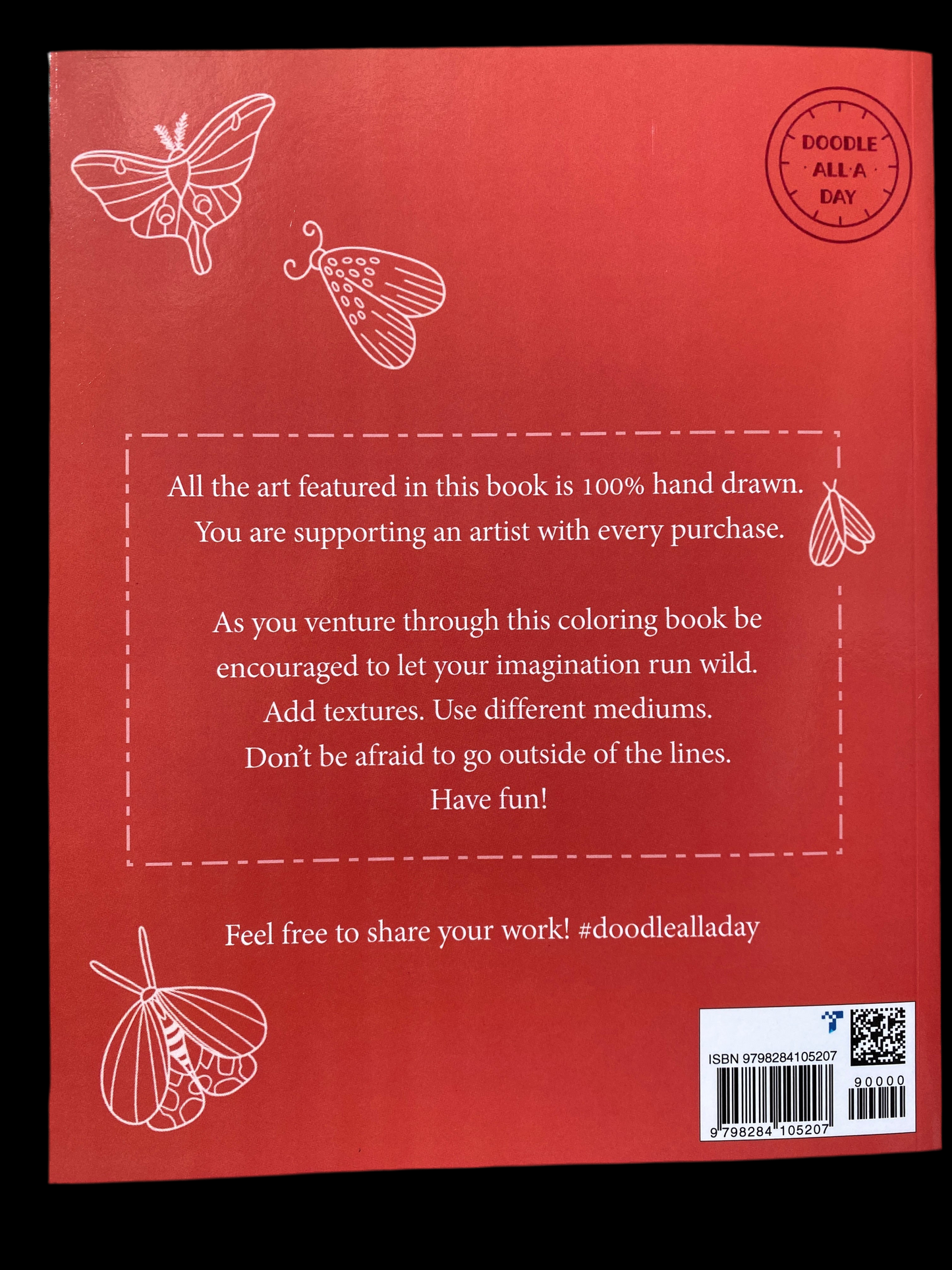 Whimsical Doodles + Patterns Coloring Book