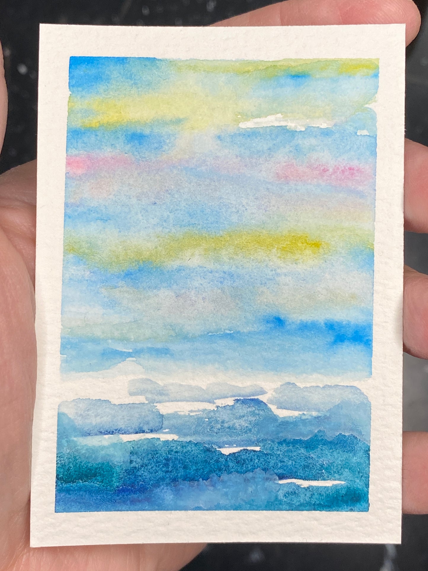 ACEO Ocean Sunrise